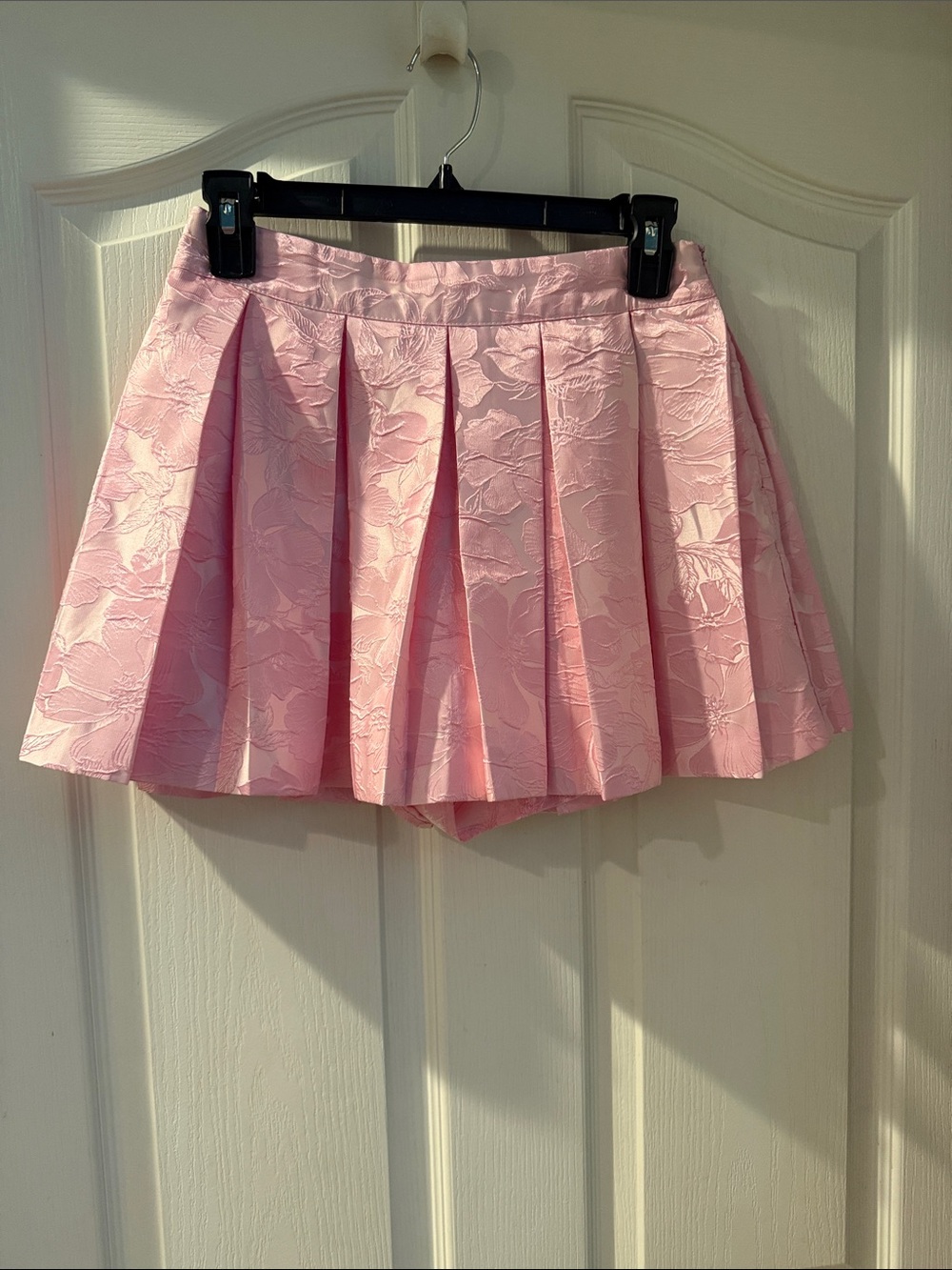 Altar’d State pleated pink skirt with shorts